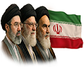 تصویر رهبران و پرچم جمهوری اسلامی ایران